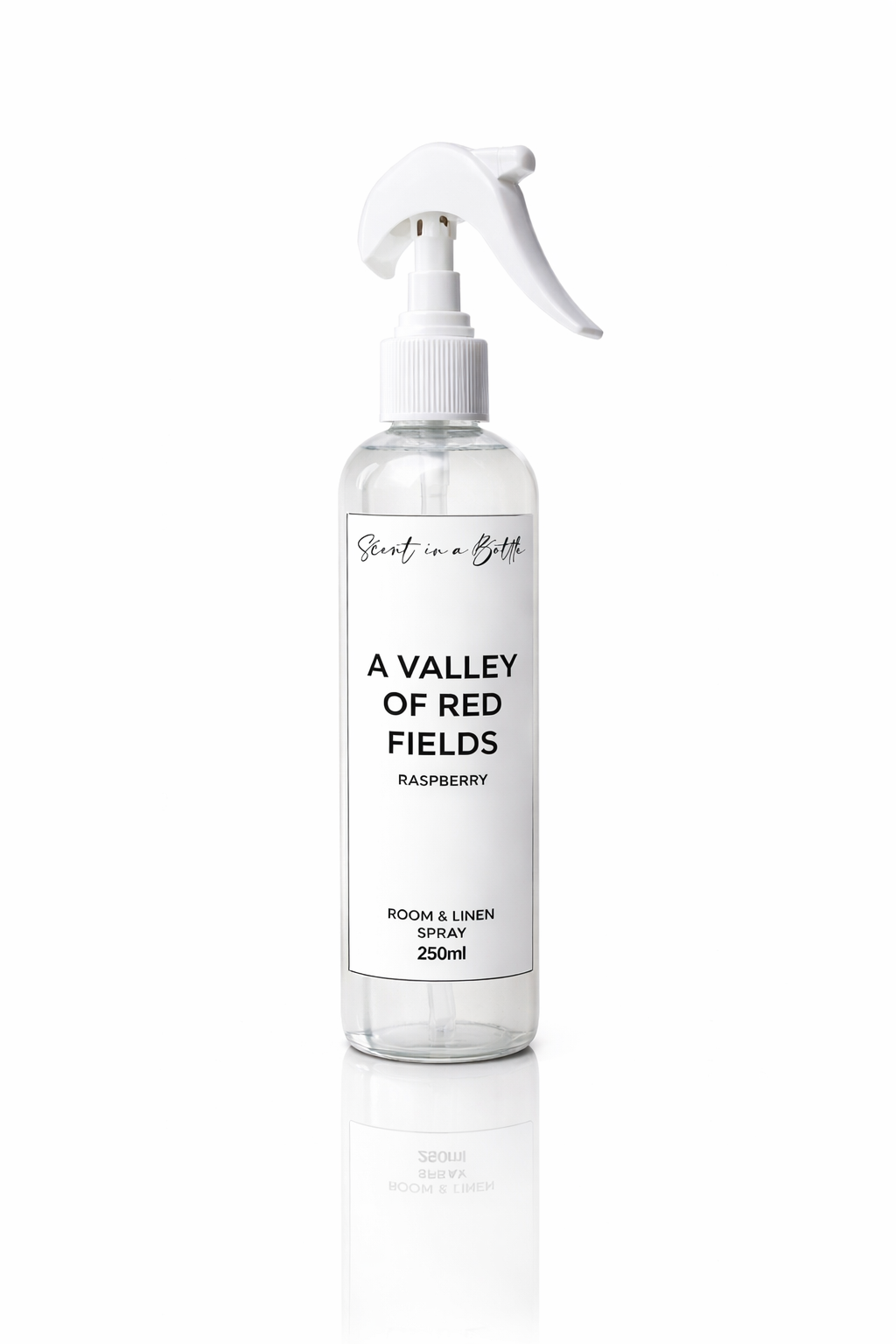 A Valley of Red Fields (Raspberry) - Water Based Room & Linen Spray 250ml