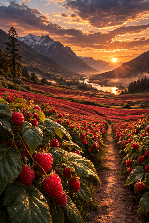 A Valley of Red Fields (Raspberry) - Water Based Room & Linen Spray 250ml