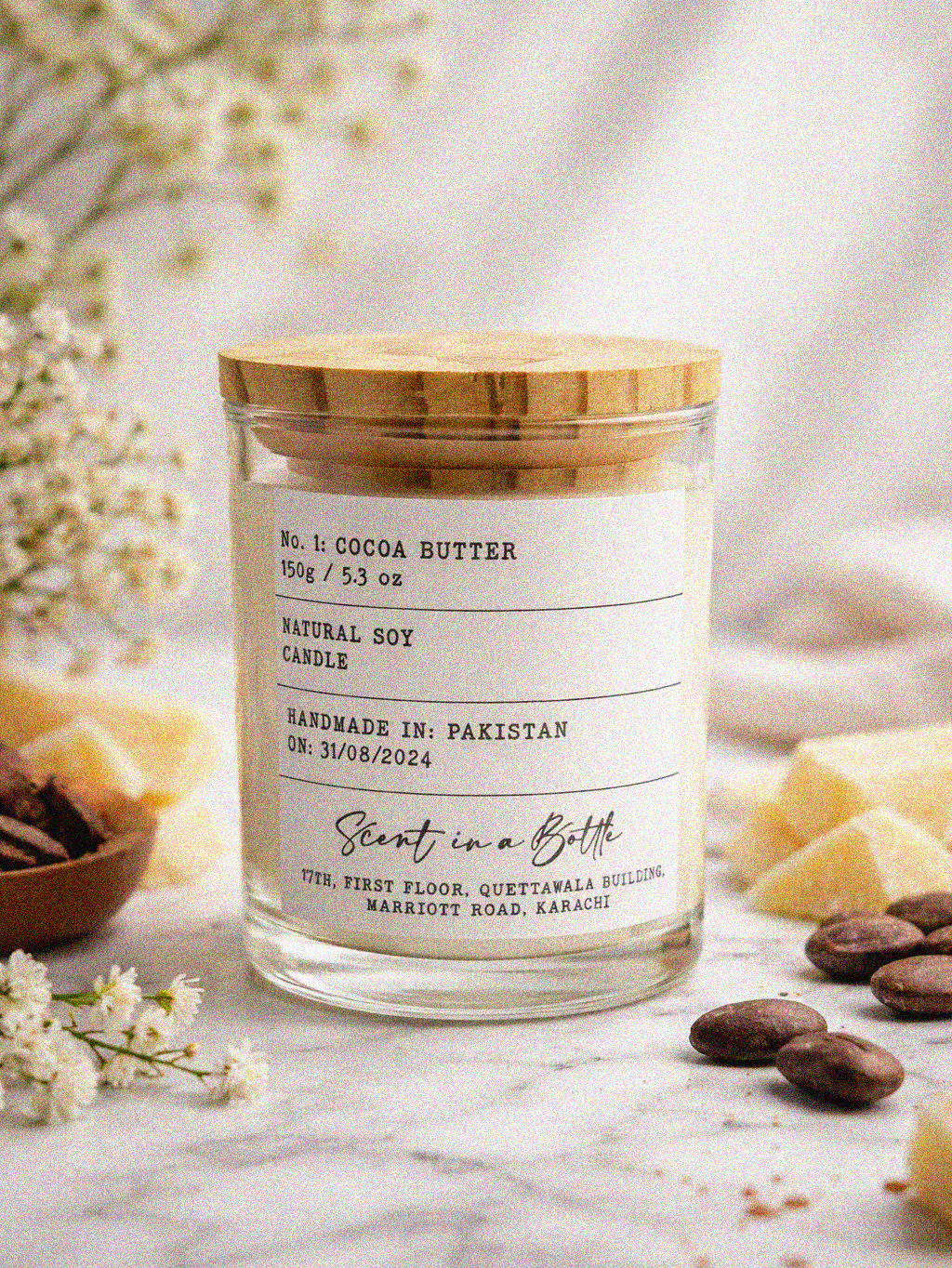Cocoa Butter - 150g Scented Candle